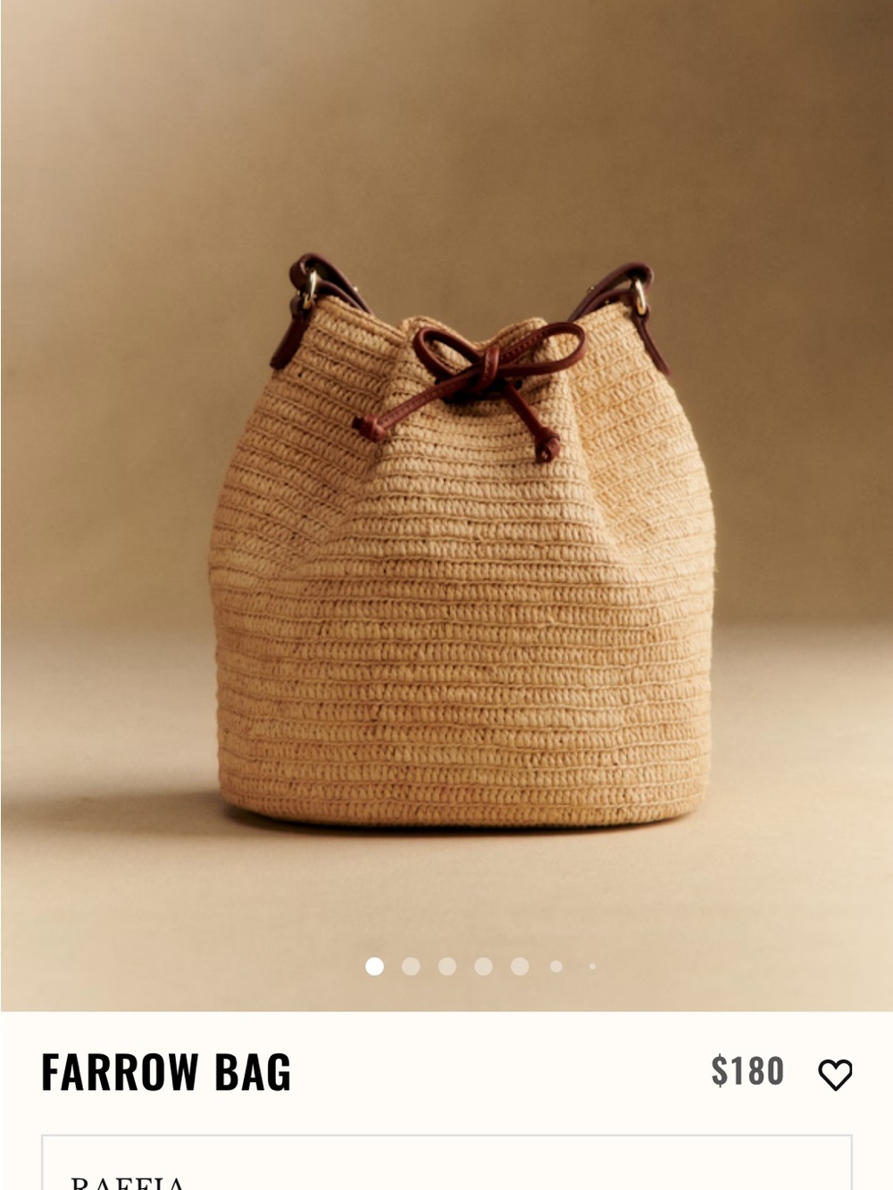 Sezane Farrow Bag Raffia - Picture 11 of 14